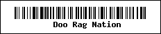 Doo Rag Barcode
